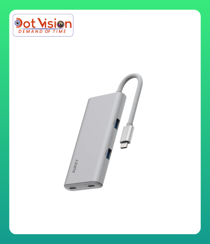 AUKEY UH-CUH07 OfficeDok 7-in-1 USB Hub Adapter In Bangladesh