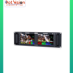 FEELWORLD FRM701G Dual 7 Inch 3RU Rackmount Monitor 12G-SDI 4K HDMI 1920x1200 IPS In Bangladesh