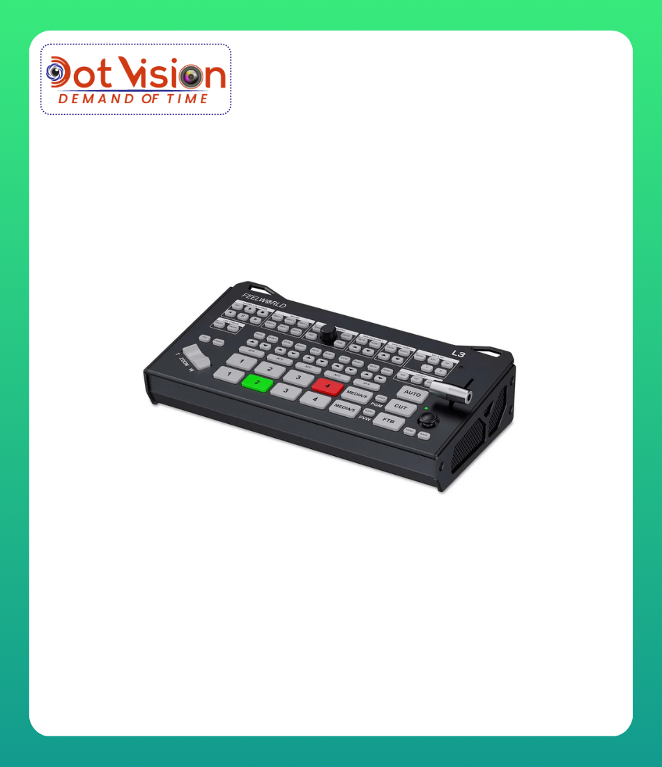 FEELWORLD L3 4 HDMI 1 UVC Input Multi Camera Video Switcher Mixer for Live Streaming In Bangladesh FEELWORLD L3 4 HDMI 1 UVC Input Multi Camera Video Switcher Mixer for Live Streaming In Bangladesh