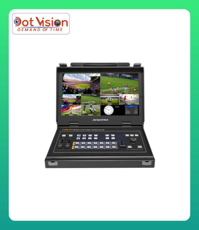 Portable 6-Ch SDIHDMI Multi-Format Streaming Switcher In BD